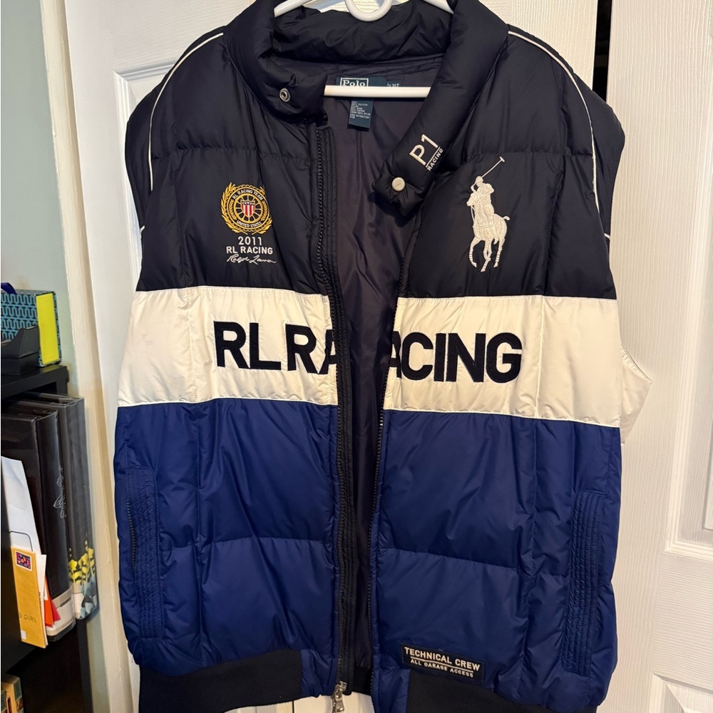Ralph Lauren Navy Puffer Vest